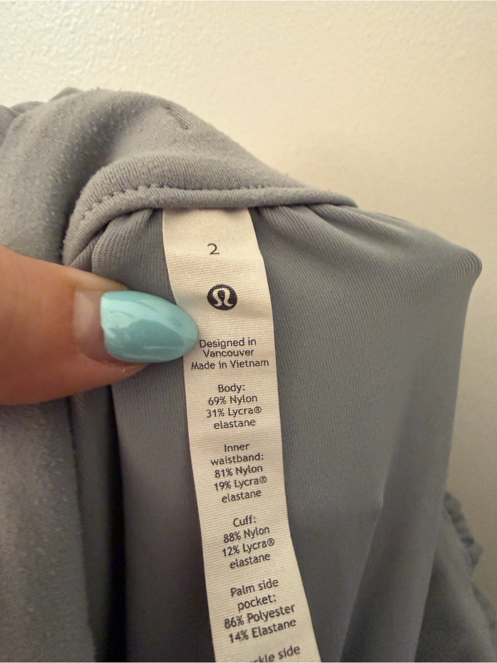 Lululemon Stretch High-Rise Full Length Joggers Chambray - Picture 5 of 6